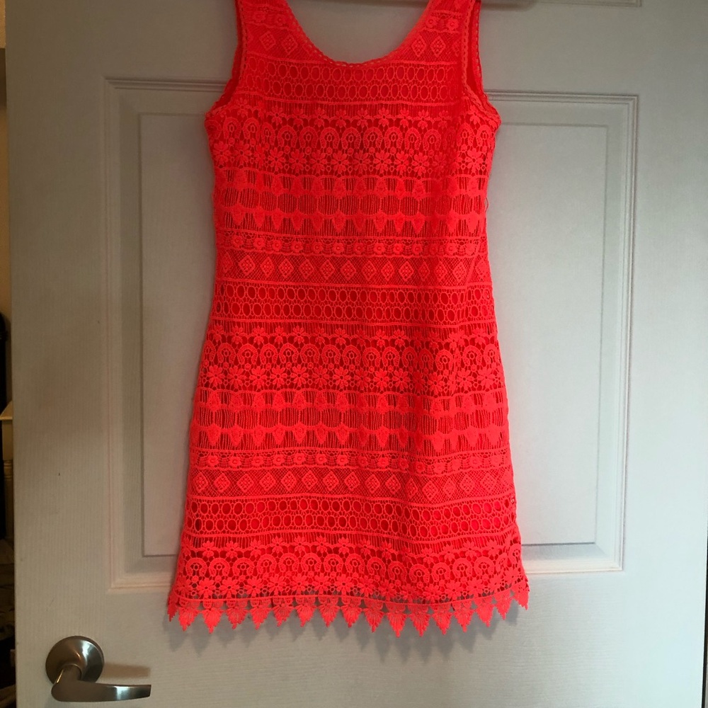 H&M neon dress.
